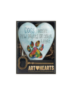 Paw Prints Art Heart