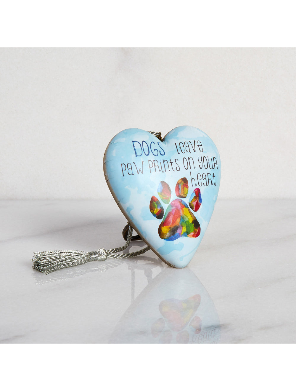 Paw Prints Art Heart