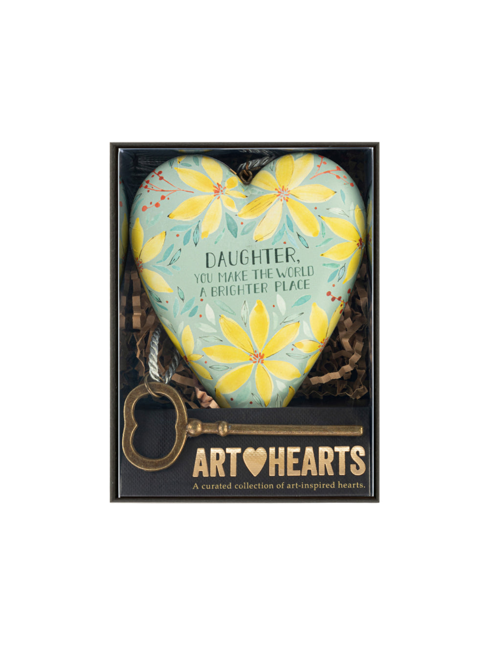 Daughter You Make The World Brighter Art Heart