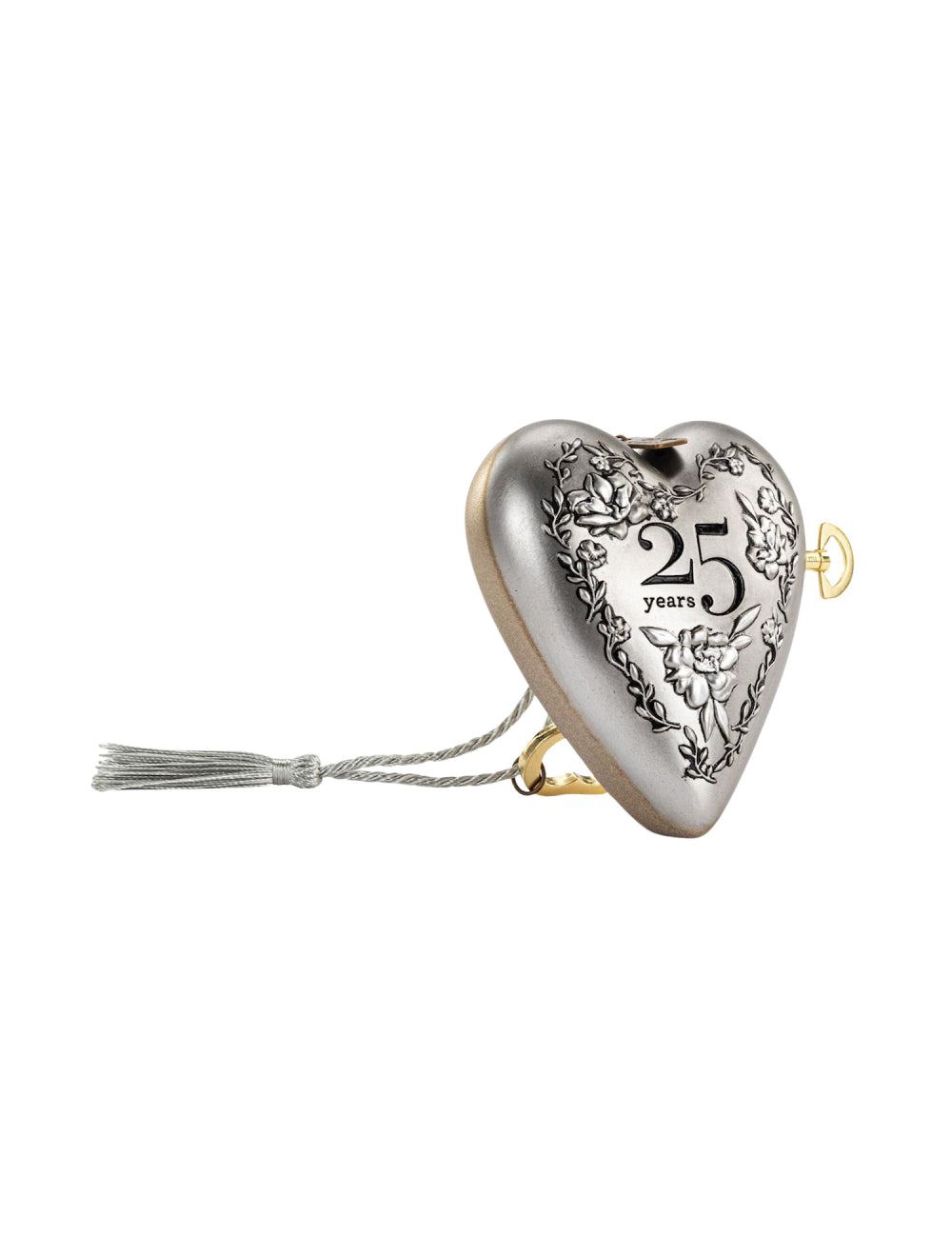 Demdaco 25th Silver Anniversary Musical Heart