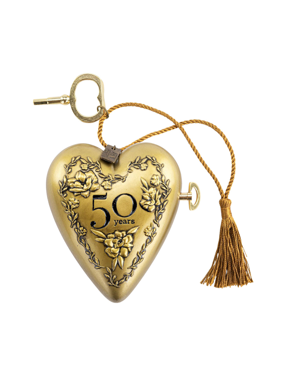Demdaco 50th Gold Anniversary Musical Heart