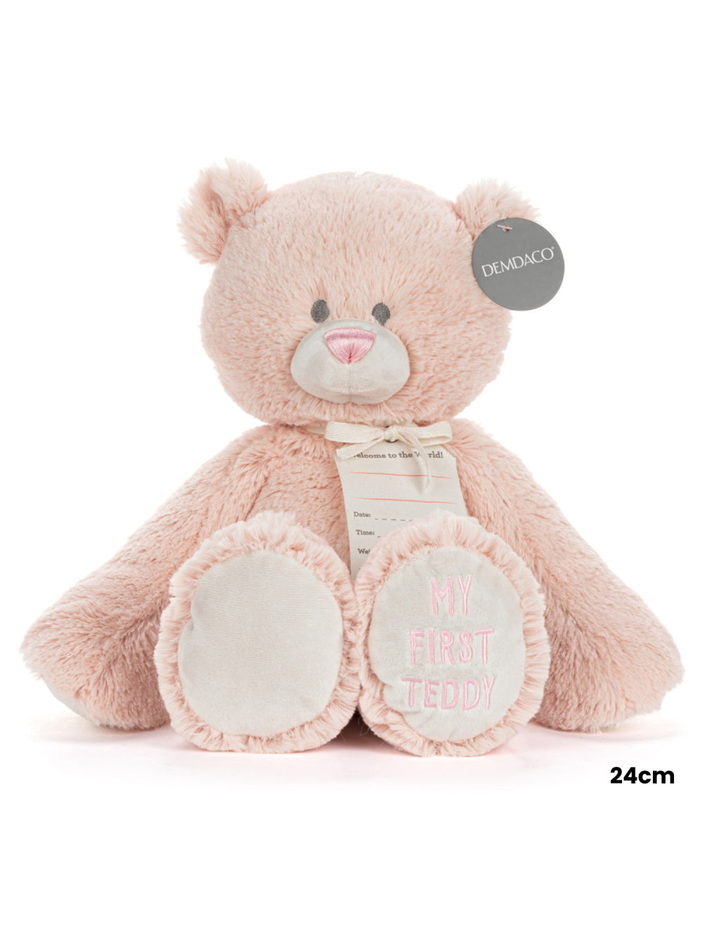 My First Teddy Pink 24cm