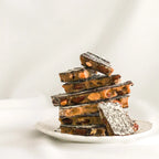Dark Chocolate & Almond Toffee 85gm Jar