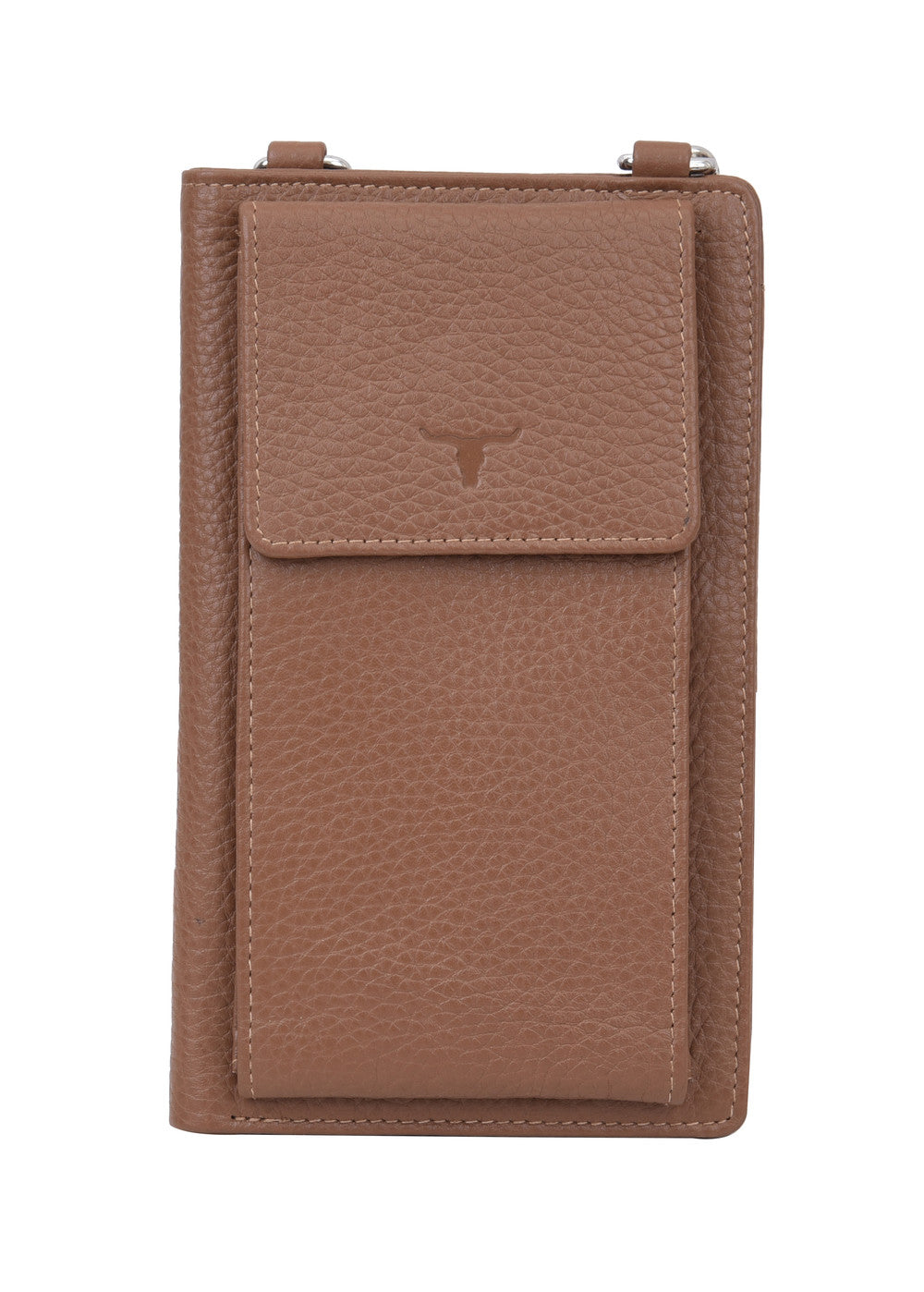 Phoebe Leather Phone Pouch Cocoa