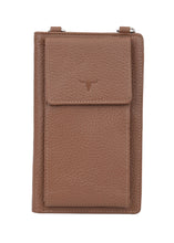 Load image into Gallery viewer, Phoebe Leather Phone Pouch Cocoa