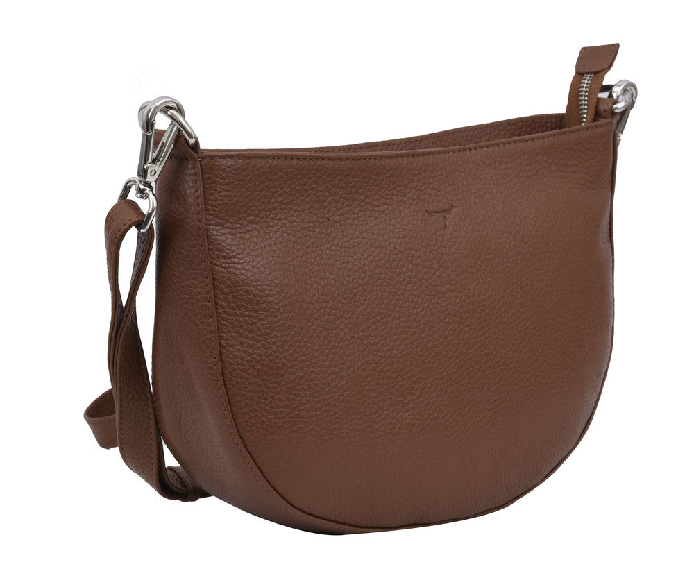 Natalie Small Leather Sling Rambler Cocoa
