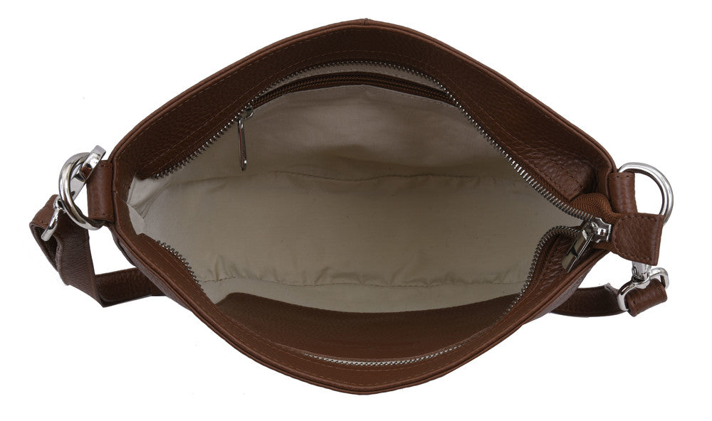 Natalie Small Leather Sling Rambler Cocoa