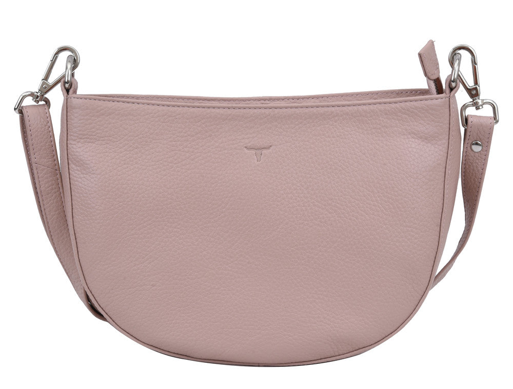 Natalie Small Leather Sling Bag Rambler Rose