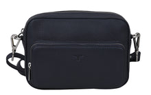 Load image into Gallery viewer, Amy Leather Sling Rambler Navy