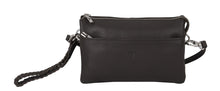 Load image into Gallery viewer, Sofie Small Leather Clutch/Sling Rambler Dark Brown