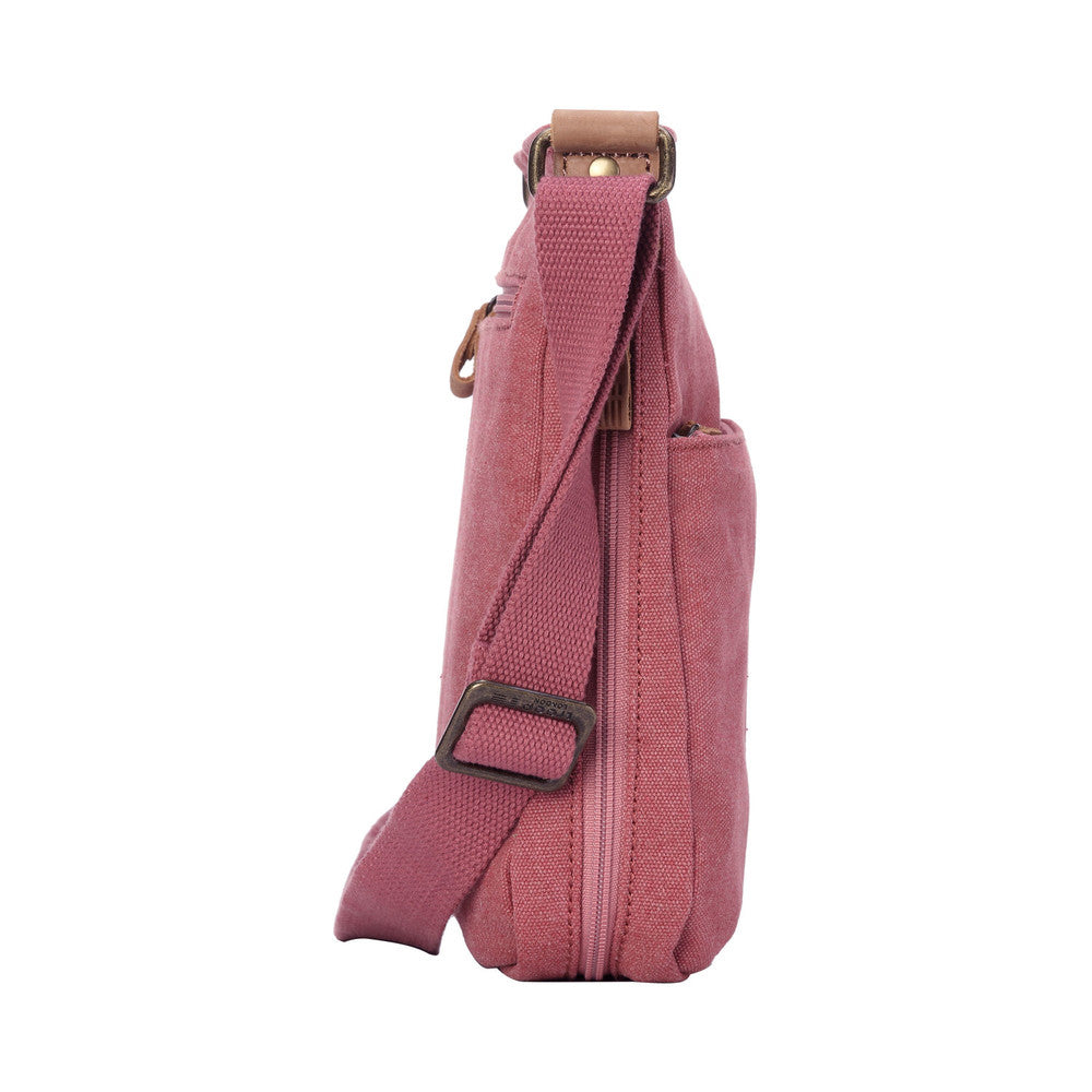 Classic Small Zip Top Shoulder Bag Pink