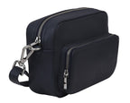 Amy Leather Sling Rambler Navy