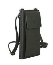 Load image into Gallery viewer, Phoebe Leather Phone Pouch Forest Green