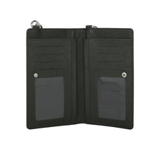 Load image into Gallery viewer, Phoebe Leather Phone Pouch Forest Green