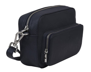 Hannah Leather Sling Bag Rambler Black