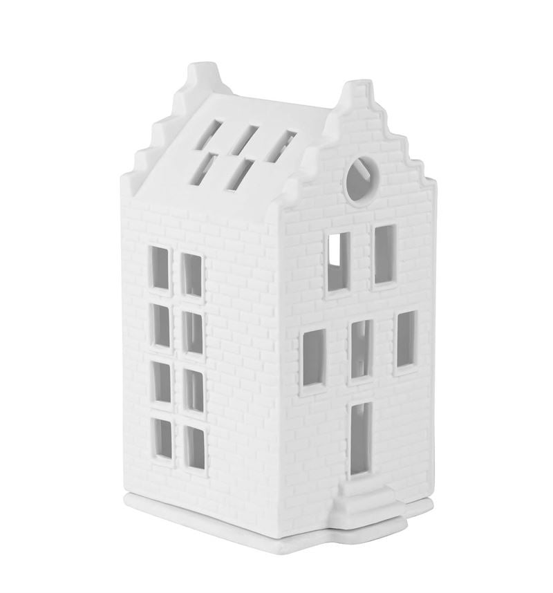 Small Brick Porcelain Tealight House