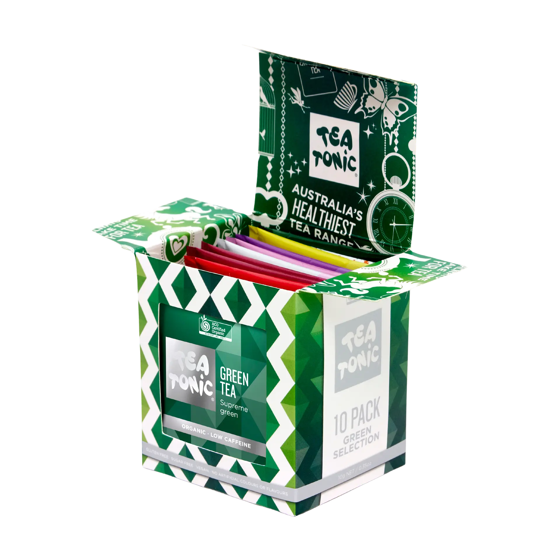 10 Teabag Green Box
