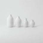 White Bottles Set of 4 Mini Vases