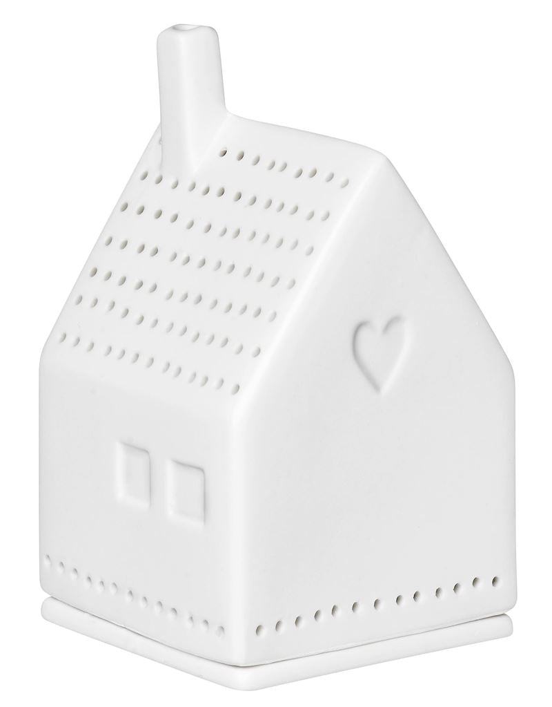 House Heart Porcelain Tealight