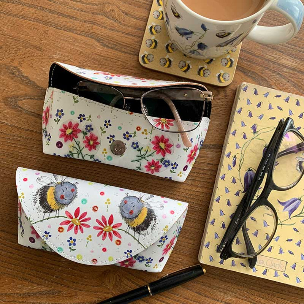 Bees & Flowers Glasses Case