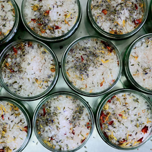 Load image into Gallery viewer, Lavender + Orange Bath Salt 250gm