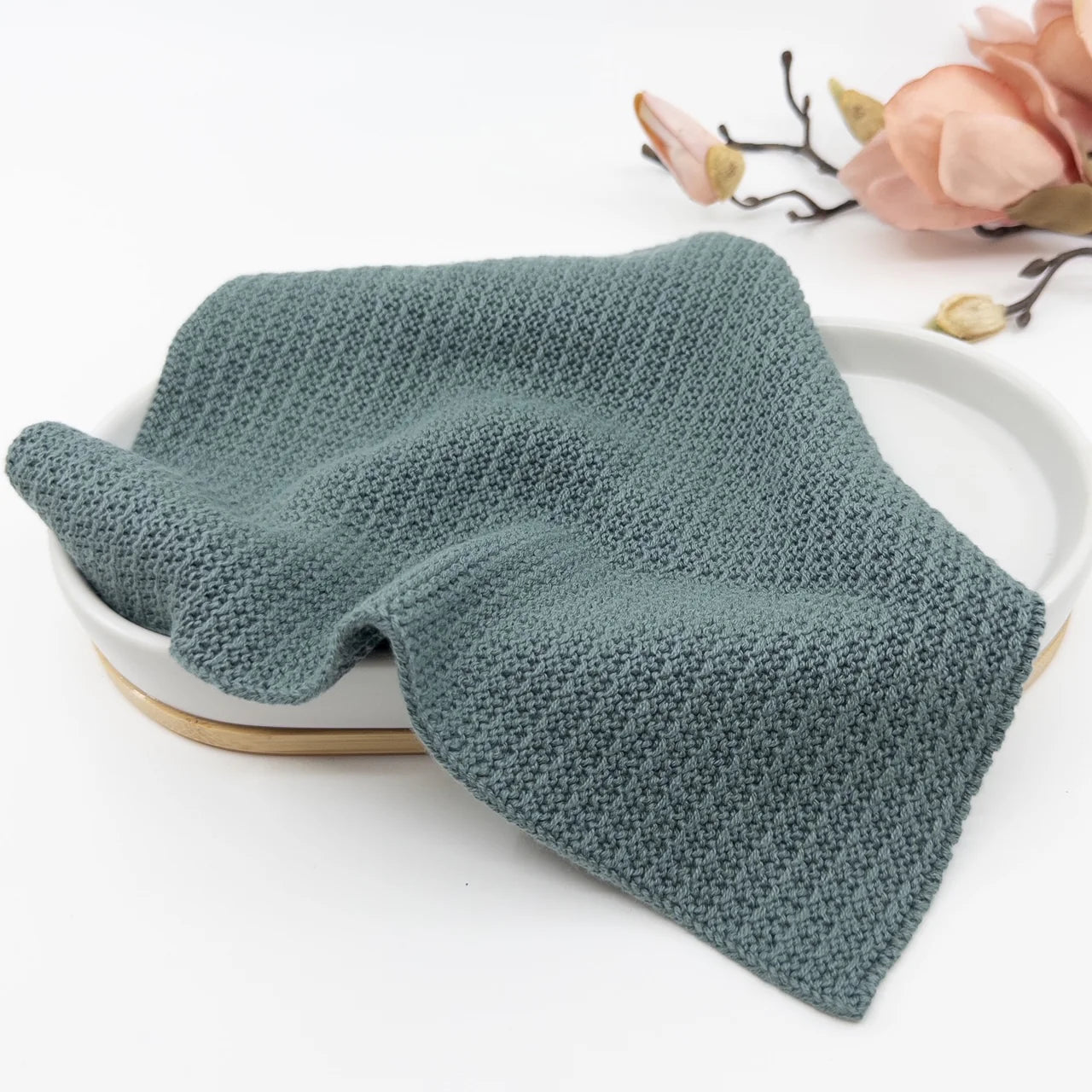 Ecovask Face Cloth 3pack Sea Glass