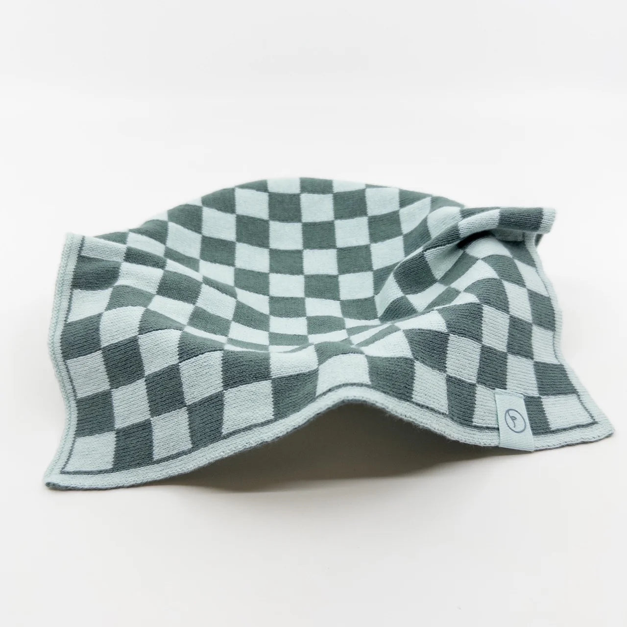 Multi Cloths 2pk Sea Foam Chequer