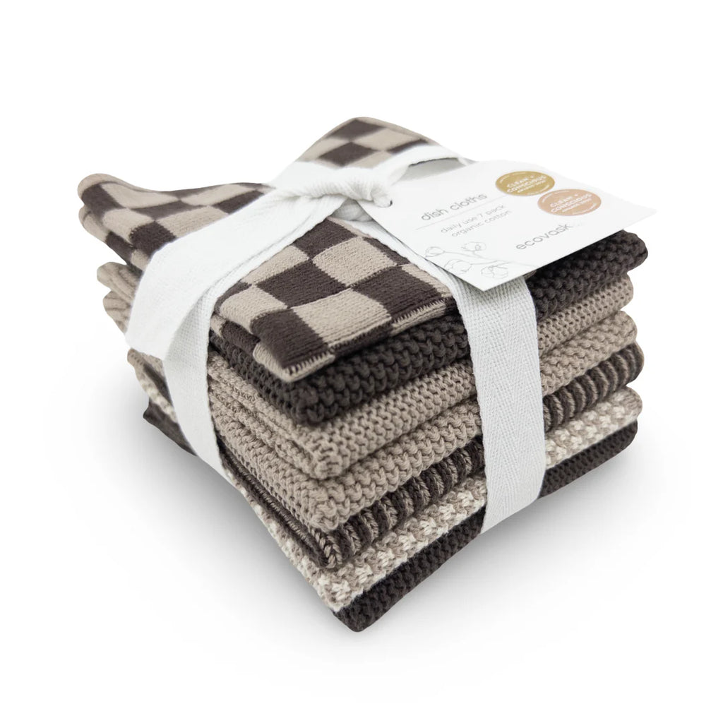 Ecovask Dishcloth 7piece Sienna