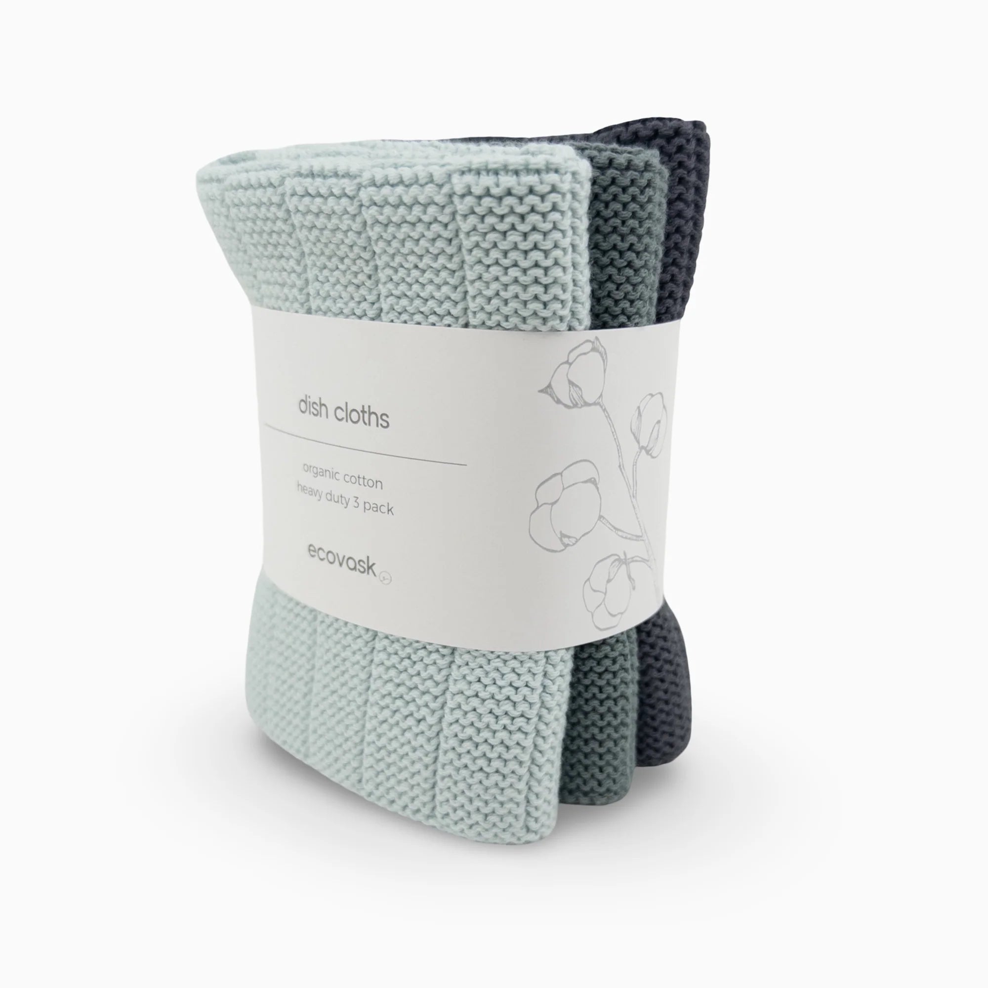 Ecovask Dishcloth 3piece Frosted Dew
