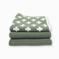 Ecovask Dishcloth 3piece Sage