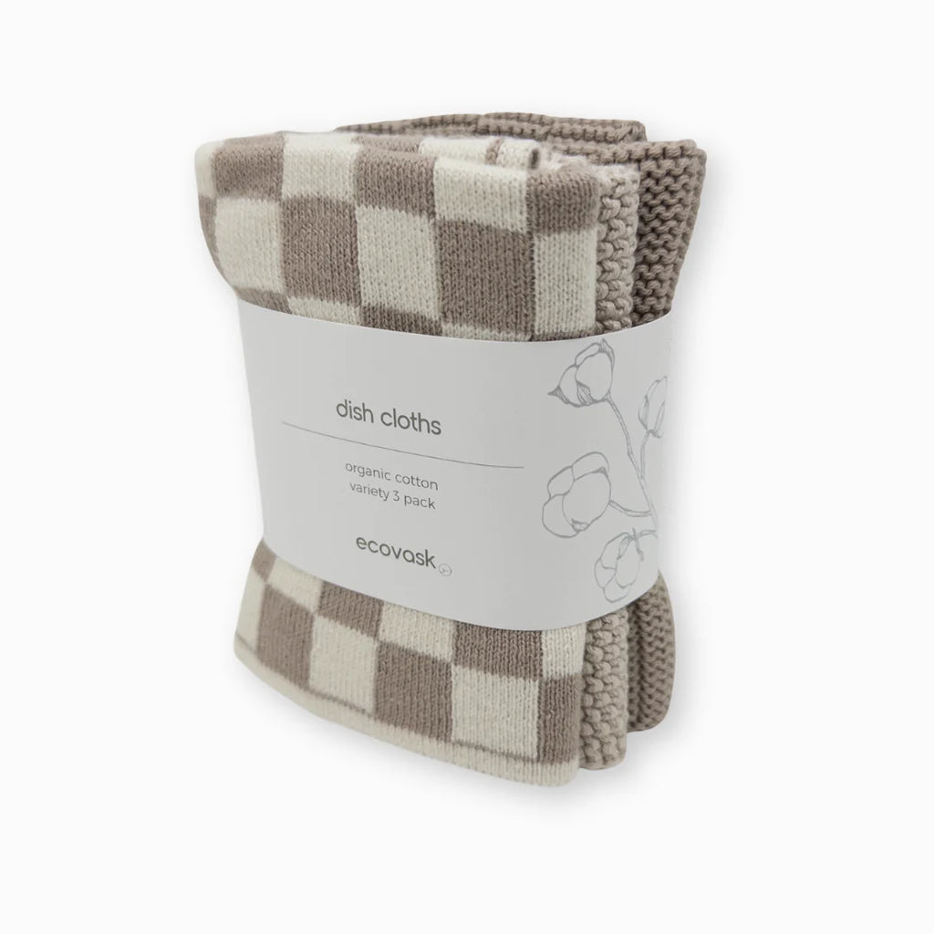 Ecovask Dishcloth 3pce Hummus+