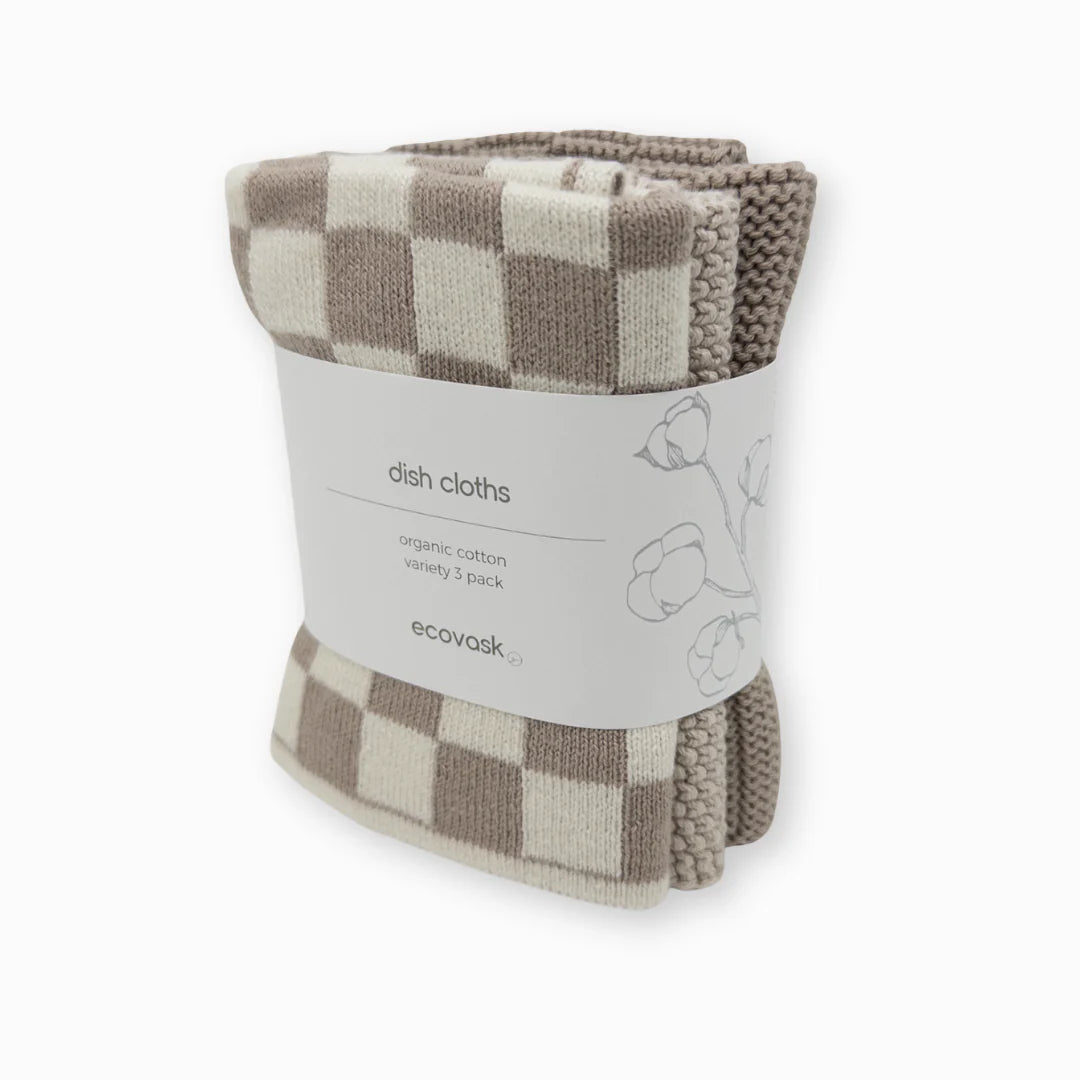 Ecovask Dishcloth 3pce Hummus+