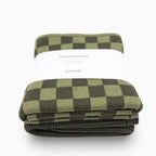 Kitchen Towel Duo Olive Pistachio Chequer /Olive