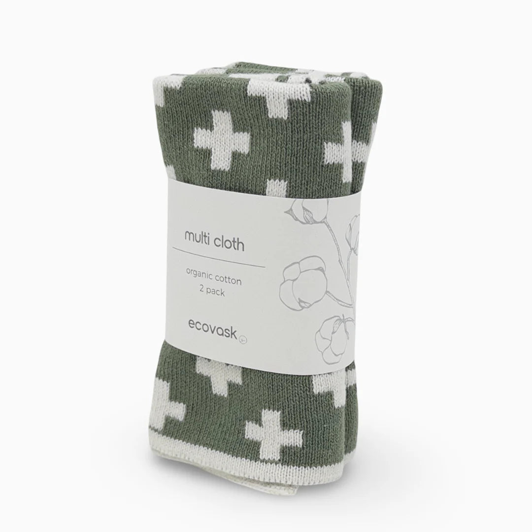 Multi Cloth 2pack Sage+
