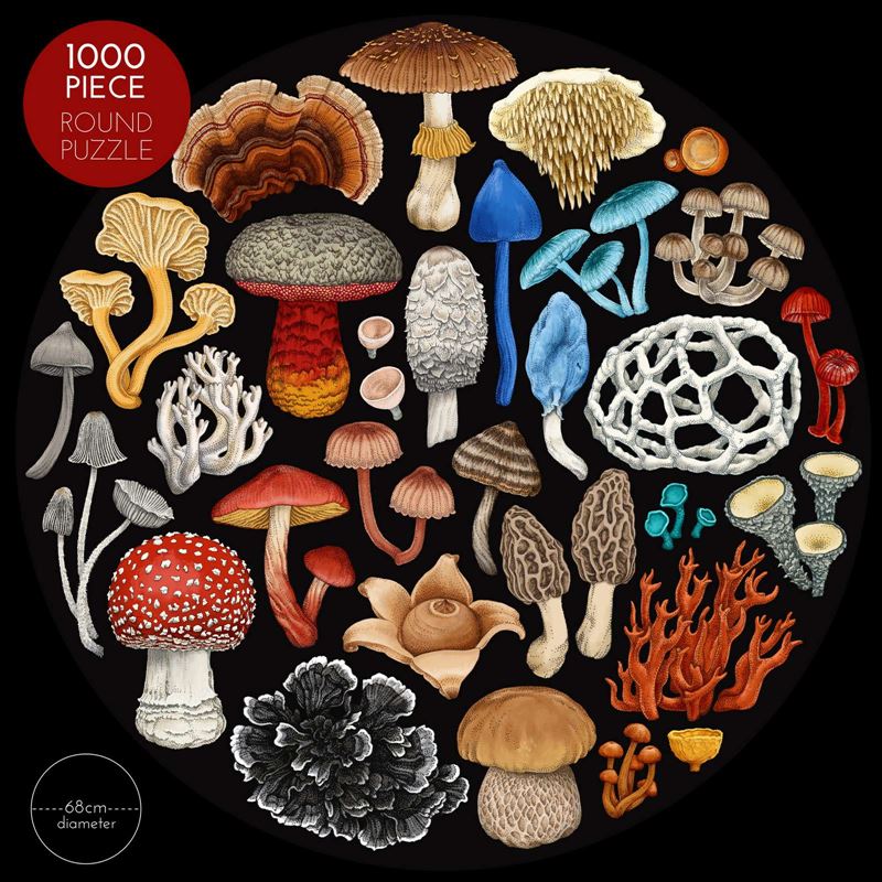 Fungi 1000pce Round Puzzle
