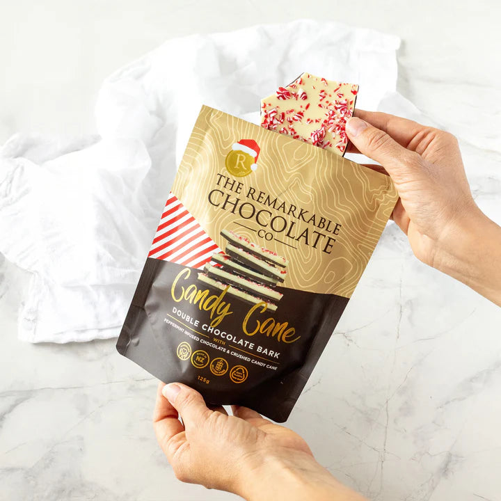 Remarkable Chocolate Bark Double Choc Candy Cane