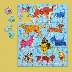 Pooches Playtime 100pce Puzzle Snax