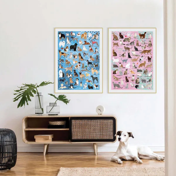 Fancy Felines 1000pc Wall Jigsaw Puzzle
