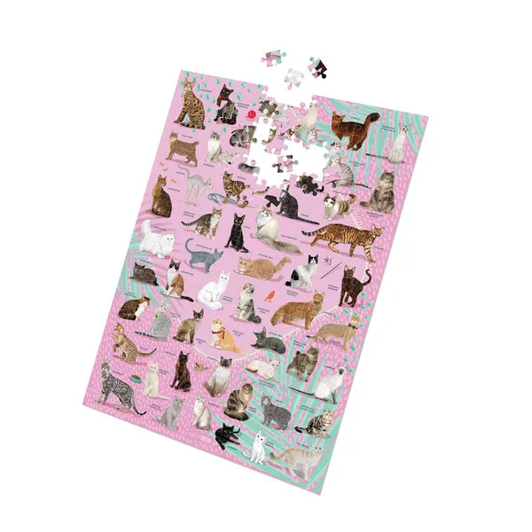 Fancy Felines 1000pc Wall Jigsaw Puzzle