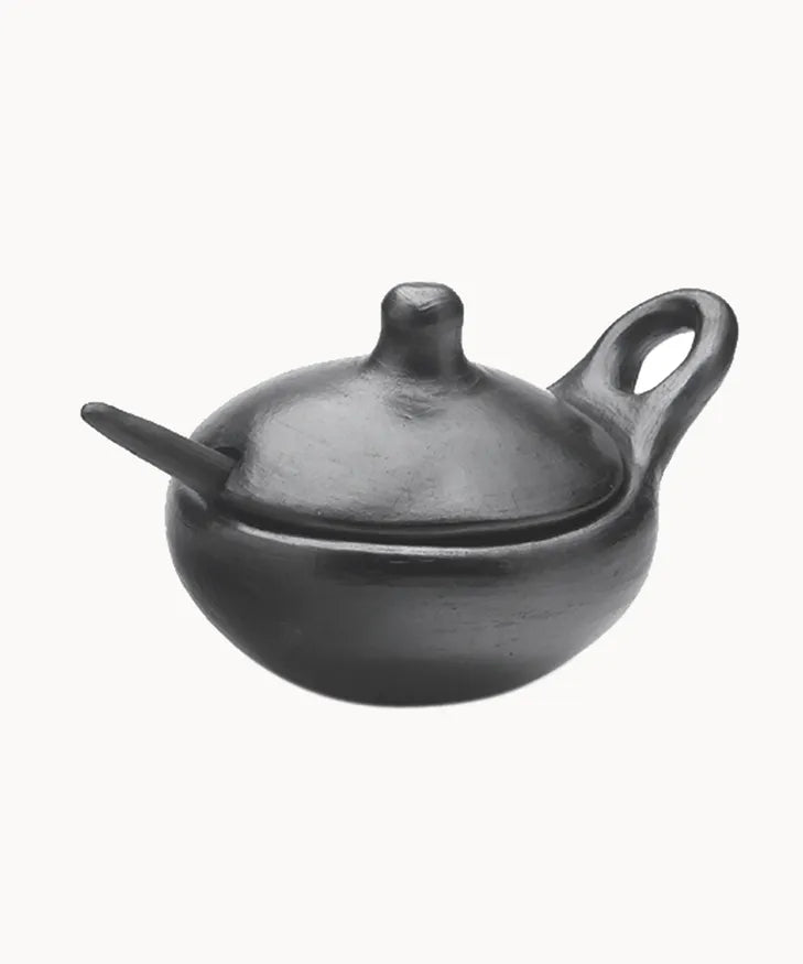 La Chamba Sauceboat with Lid & Spoon 3 Piece