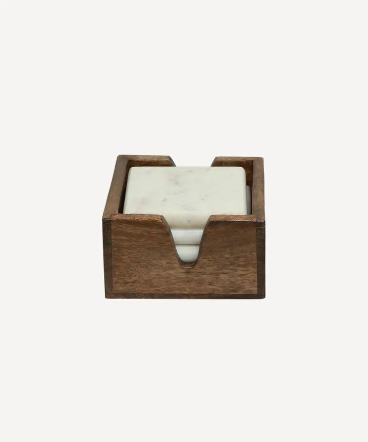 Porto Marble Coaster 4piece