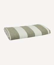 Load image into Gallery viewer, Striped Tablecloth Olive Small 280x200