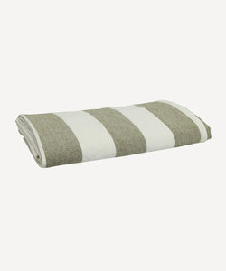 Striped Tablecloth Olive Small 280x200