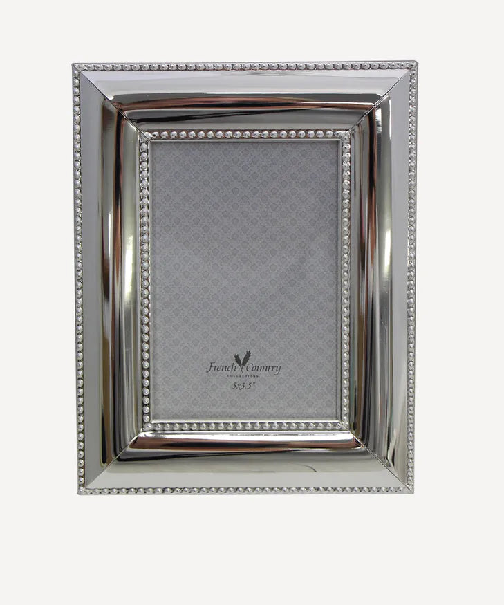 Small Silver Pearl Photo Frame 3.5x5