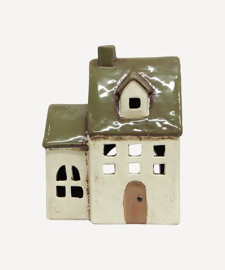 Alsace Tea Light Chapel Olive Green (YA0046)