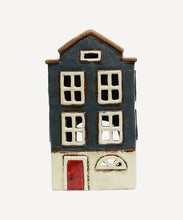 Load image into Gallery viewer, Alsace Tea Light House Nordic Navy (YA0056)