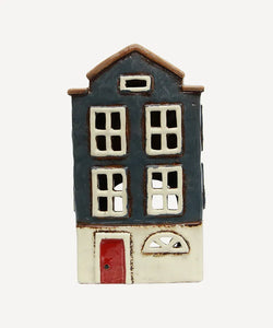 Alsace Tea Light House Nordic Navy (YA0056)