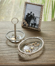 Load image into Gallery viewer, Cut Glass Ring Dish with Handle