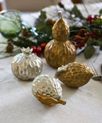 Silver Pomegrante Decor