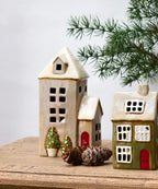 Alsace Tea Light Parish Christmas Stone (YA0069)